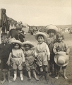 Sheringham 1913 CONSTANTINE DEMETRIADI - ARGINE MITARANGA (m. Vlasto) - HELENE ZARIFI (m. Vlasto) - Unidentified - KOSTIA RODOCANACHI - FANNY ZARIFI (m. Charles-Roux)